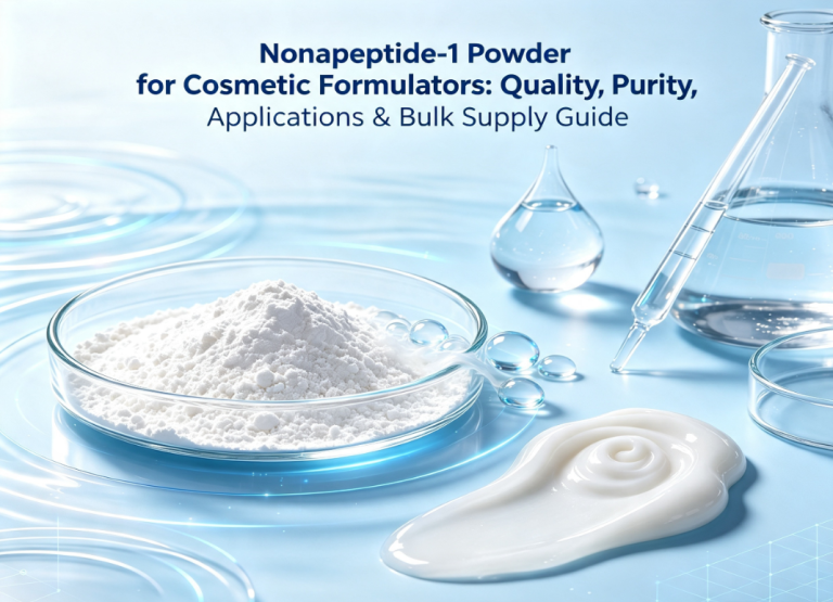 Nonapeptide-1 Powder for Cosmetic Formulators: Quality, Purity, Applications & Bulk Supply Guide