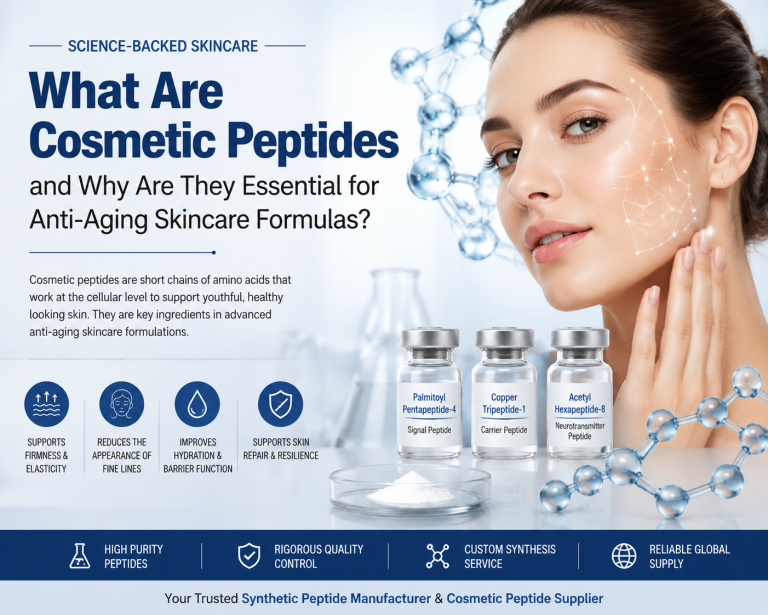 What Are Cosmetic Peptides and Why Are They Essential for Anti-Aging Skincare Formulas