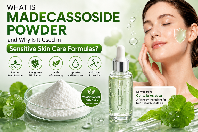 What Is Madecassoside Powder and Why Is It Used in Sensitive Skin Care Formulas
