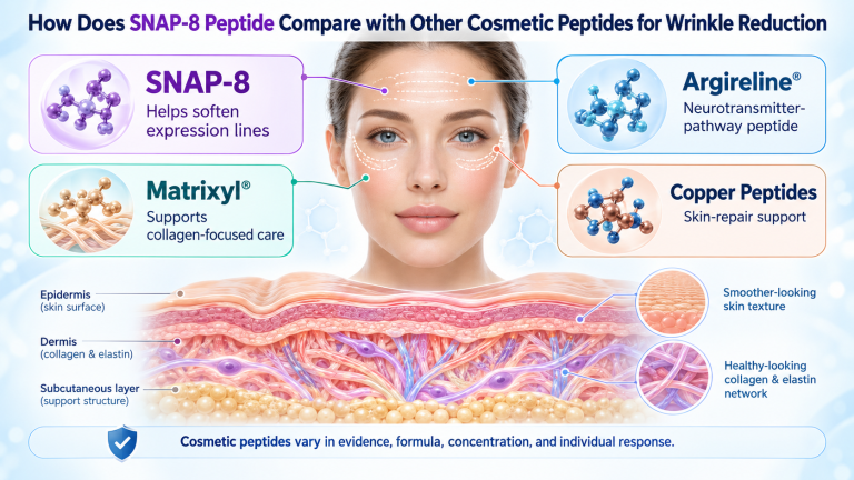 How Does SNAP-8 Peptide Compare with Other Cosmetic Peptides for Wrinkle Reduction