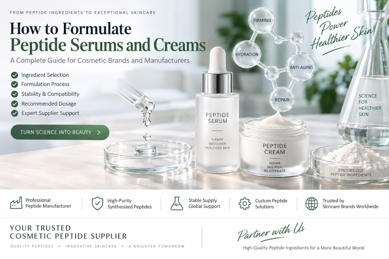 How to Formulate Peptide Serums and Creams
