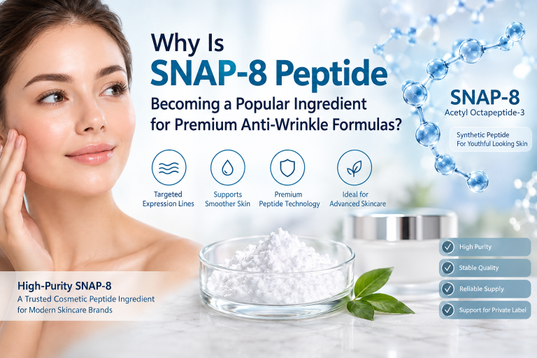 Why Is SNAP-8 Peptide Becoming a Popular Ingredient for Premium Anti-Wrinkle Formulas